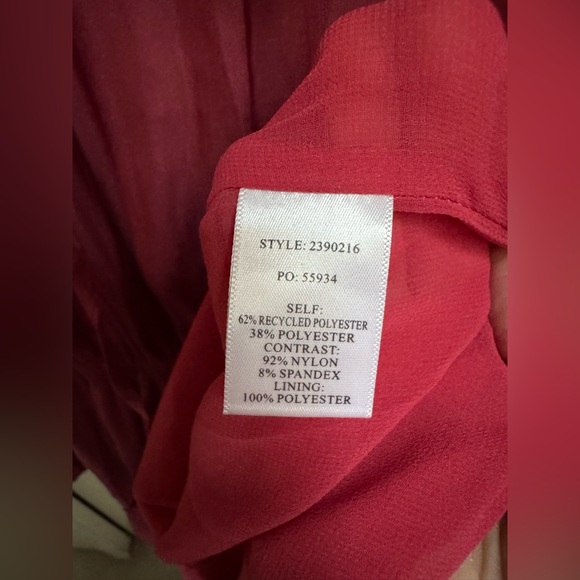 Current Air Long Sleeve Split Neck Dress - Picture 8 of 8